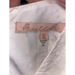 Anthropologie  Hutch white Smocked-Waist Eyelet Jumpsuit size XL Photo 1