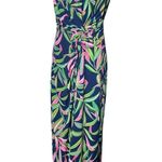 Tommy Bahama M Ruched
Tropical Leaf Print Sleeveless
Maxi Dress Photo 0