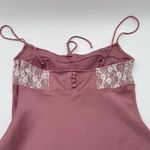 Urban Outfitters Perrie Lace-Inset Slip Dress Women’s Size Small Mauve Pink Photo 9