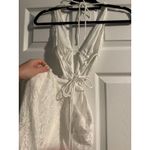 Peppermayo  White Lace Tie Cut Out Dress Photo 2