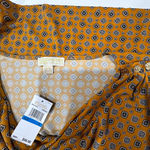 Michael Kors Women Design Cowl Neck Marigold Top Shirt - Size XL - NEW With Tags Photo 11