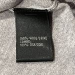 Lafayette 148 New York Gray Silk Necktie Long Sleeve Top Photo 10