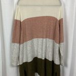 Madewell Antique Cream Colorblock Stripe Wool Blend Kent Cardigan Sz.2x NWT Photo 11
