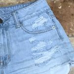 American Eagle  Light Washed Ripped Jean Shorts  2 Photo 3