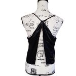 ZARA Black Satin Cowl Neck Top size medium Photo 2