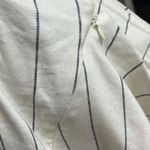 ZARA  Striped Black & White Strapless Knotted Linen Blend Midi Dress(Size Medium) Photo 6