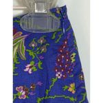 ETRO Milano Patch Quilt Skirt Blue Size 6 Photo 8