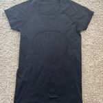 Lululemon  Black Short Sleeve Swiftly Tech Crew Shirt Size 6 Photo 0