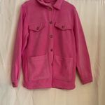 BLANK NYC Pink Button-Up Fleece Jacket Photo 2
