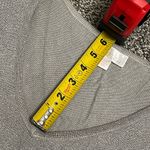 New Belle by Kim Gravel Gray Sparkly Sleeveless V Neck Tank Top M Size M Photo 9