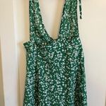 SheIn Green flower sun dress Photo 4