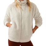 Athleta Tugga Cozy Sherpa Jacket Cream Size Small Photo 0