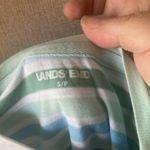 Lands' End  Mint and White Striped Tee small petite Photo 2