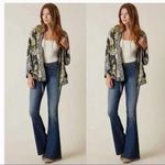 Free People wildflower floral kimono zip up xs/s Photo 1