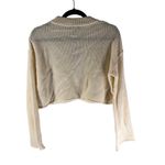 Wild Fable Womens Off-White Ivory Cropped Knit Sweater Size M Photo 1