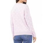 Vince Camuto Pink Valentines Heart Cozy Sweater Photo 1