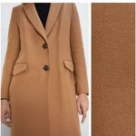 ZARA Woman Masculine Coat sz Medium Photo 6