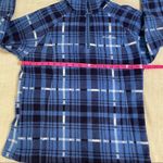 Columbia  Blue Plaid Quarter Zip Fleece Pullover Photo 11