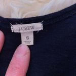 J.Crew  Black Scoop Neck Tank Top w/Tiered Polka Dot Lace Appliqué in Front EUC Photo 4