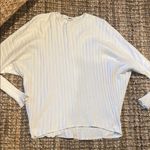 Dot Clothing White Lined LS Blouse Size Large Photo 3