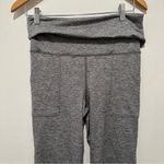 Aerie Offline by  Fold-over Hem Flare Leggings‎ Gray Women's Size Large Short Photo 2