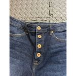 American Rag  Cie High Rise Wide Leg Jeans Dark Wash Ripped Raw Hem Women 13 31 Photo 1