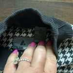 Liz Wear  Vintage Mock Neck Long Sleeve Top Houndstooth Small Photo 4