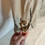 Vanity Tan Blazer with Notched Lapel and Cropped Fit Size M Photo 3