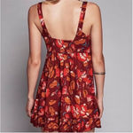 Free People  Lattice Lovers Lace-Up Mini Dress Photo 1