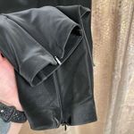 Guess  By Marciano High Waisted Myera Reflective Wet Look Black Pants Large Photo 3