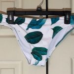 Cupshe High Leg Leaf Print Bikini Bottoms XL NWOT Photo 1