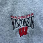 Wisconsin Badger Crewneck Gray Size M Photo 2