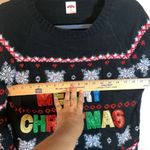 Christmas Sweater Merry Christmas fuzzy size M Red Size M Photo 5