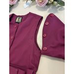 INEAR Los Ángeles Women’s Sheath Dress SM Long Sleeve Formal Corpcore Minimalist Purple Photo 12