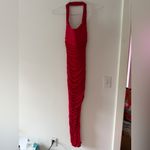 NWT Babyboo Demi Maxi Dress in Red Size XS Date Night Sexy Bodycon Side Slit Photo 2