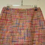 Karen Scott Tweed Skirt Size 10 | Multi-Color Plaid | classic career Photo 3