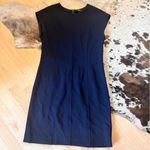 Theory  Onine Oxford Knit Day Dress in Navy size‎ 10 Photo 5