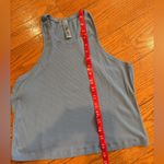 SKIMS blue racerback ribbed top Photo 1