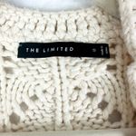 The Limited Vintage Y2K Crochet Knit Sweater Cardigan Size Small Chunky Cream Photo 7