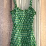 ZARA Size S Green Floral Sleeveless Dress Photo 0