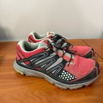 Salomon  XR Mission 1 Women's Hiking Shoes Pink Grey Trail Running Athletic W8 Photo 4