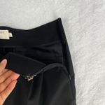 Anthropologie Exquise Dress Pants Womens M Black Stretch Side Zip Straight Leg Size M Photo 5