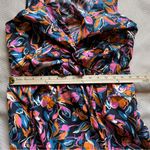 French Connection  Size M Boho Midi Dress Tiered Sleeveless Fall Floral Print Photo 11