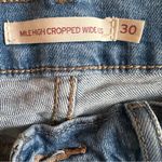 Levi's Levi’s Mile High Cropped Wide Leg Jeans Women’s Size 30 High Rise Button-Fly Photo 6