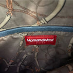 Montana West  Shoulder Purse Bag Blue Stud Detail Western Neutral Basic‎ Photo 4