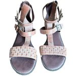 Bed Stu Roan Lyssa Women Gladiator Sandal sz 5 Leather Epica Brown  Zipper Photo 1