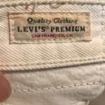 Levi's Levi’s wedgie straight white denim jeans size 25 Photo 7