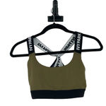 Ivy Park Ivy Park Olive Green Logo Band Racerback Sports Bra Size Small Photo 1