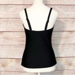 Athleta Black Twist Up Tankini Top Size 34 D/DD Photo 3