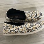 TOMS Womens‎ Leopard Faux Fur Alpargata Slip Photo 1